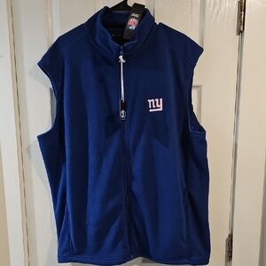 Dunbrooke And NFL Blue Zip Up Sweater Vest